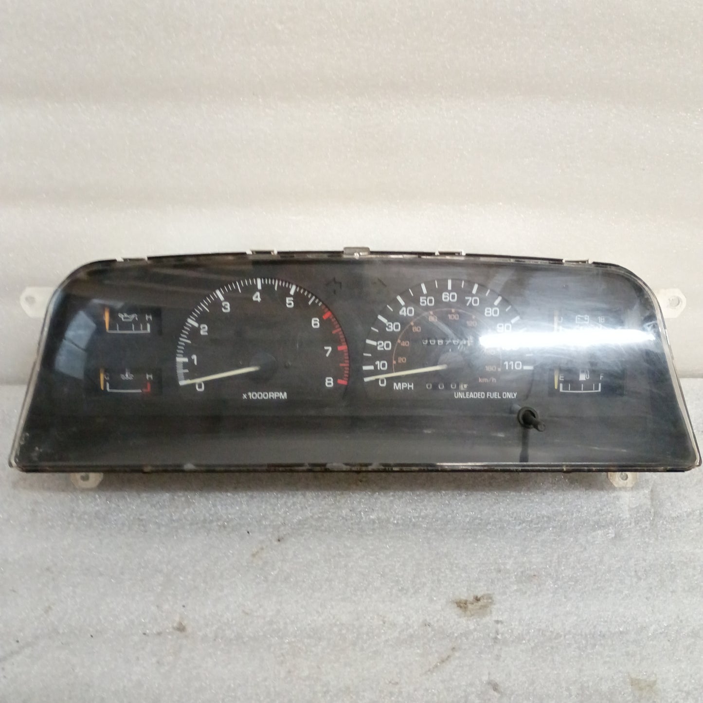 89-91 Toyota Gauge Cluster 308K Miles V6 Mechanical Speedo (Used) 4Runner/Pickup