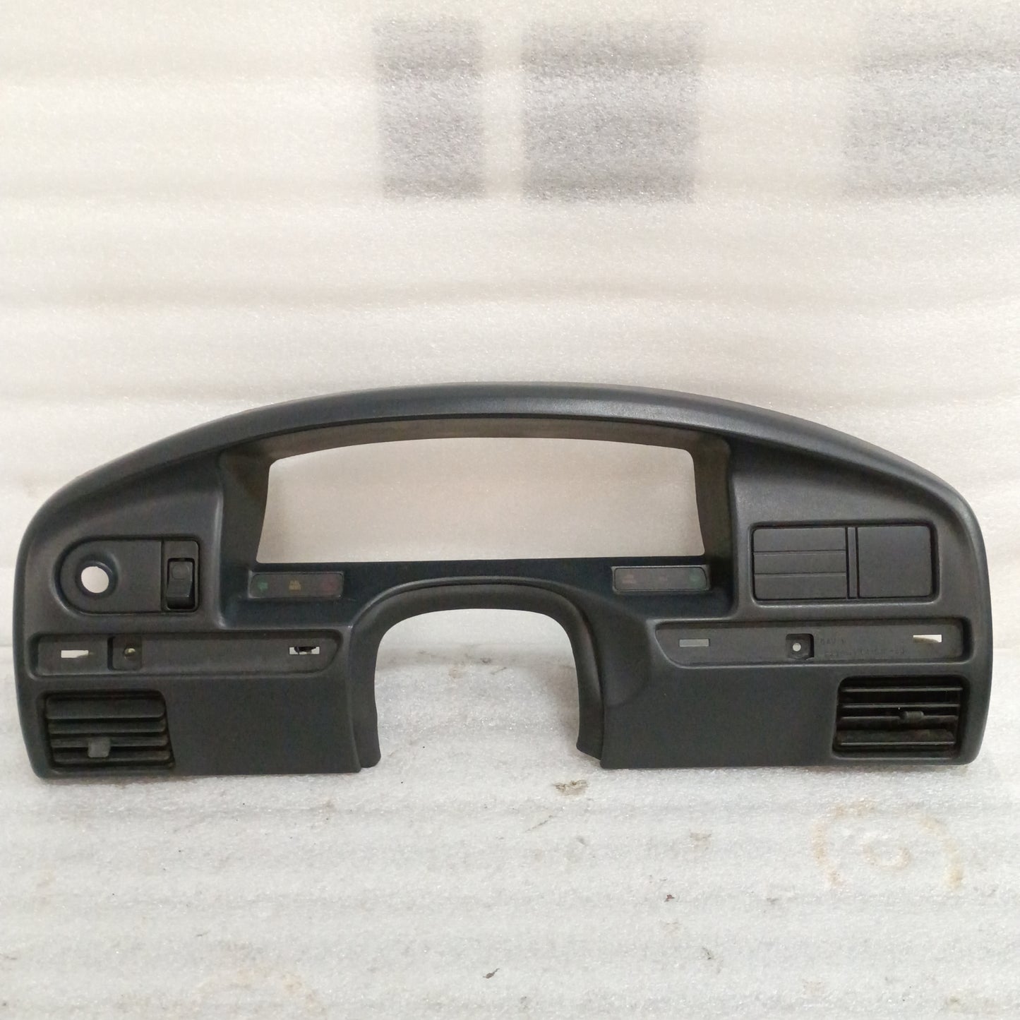 92-97 OEM Black Gauge Cluster Bezel - GOOD CLIPS (Used) Ford F150 F250 F350 Bronco