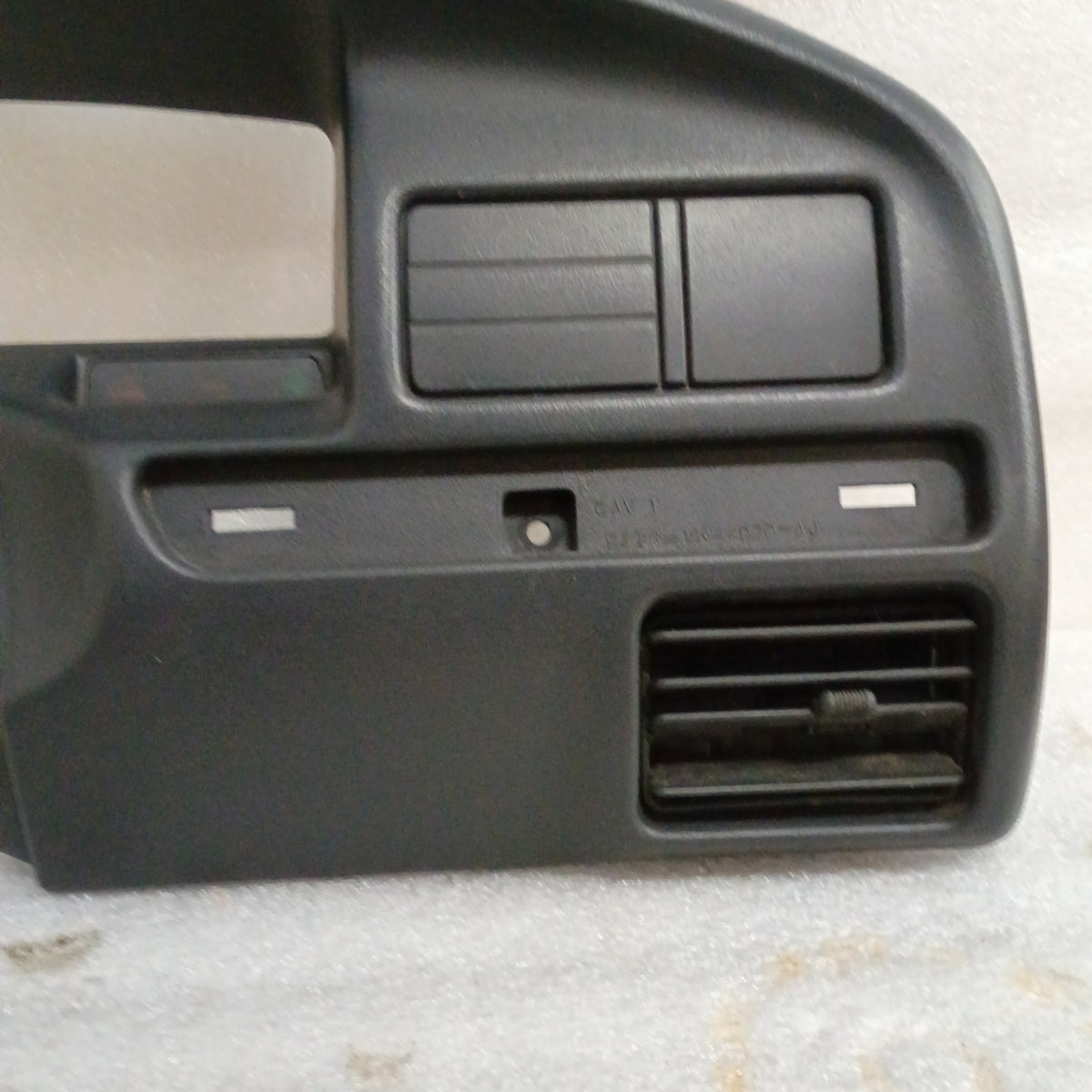 92-97 OEM Black Gauge Cluster Bezel - GOOD CLIPS (Used) Ford F150 F250 F350 Bronco