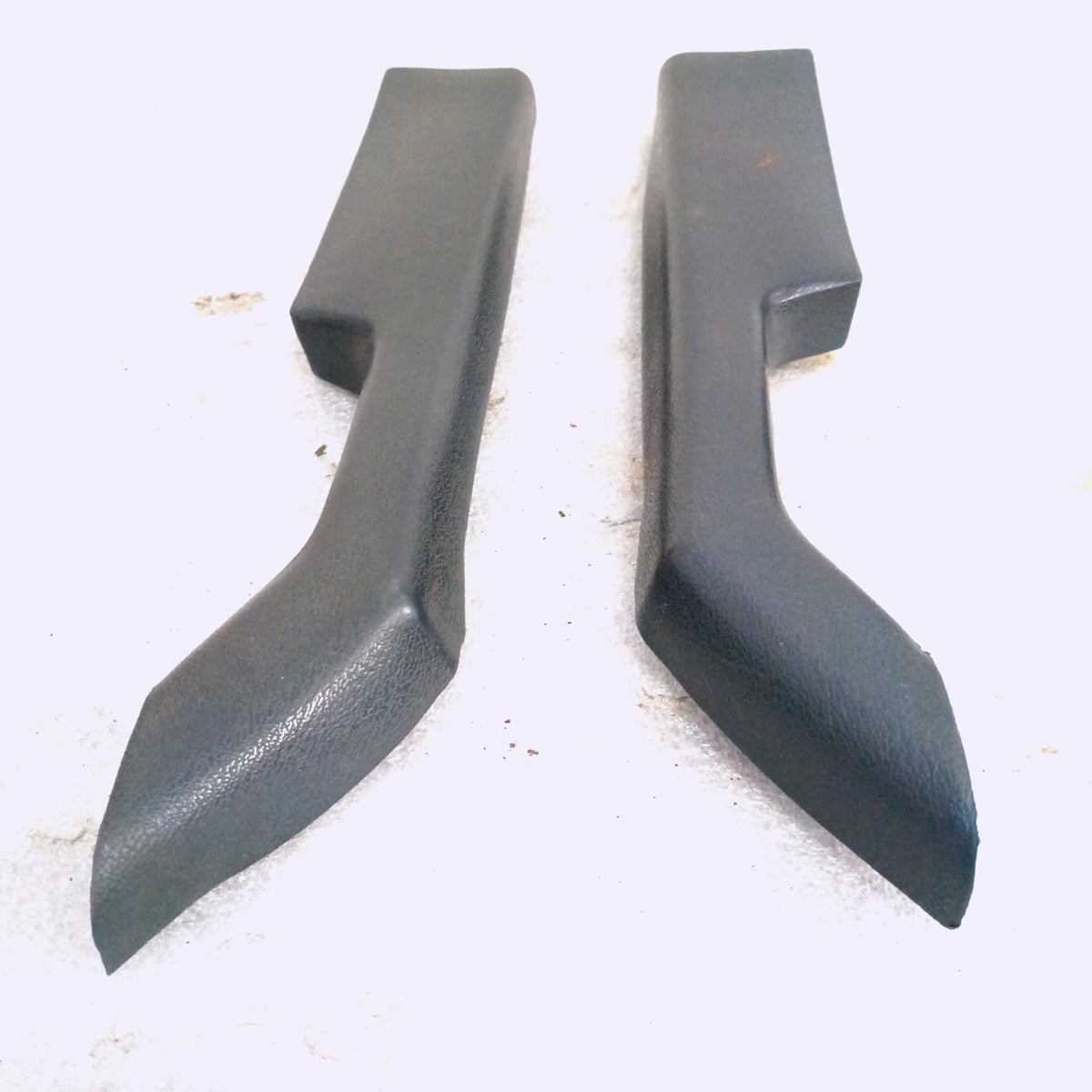 Dark Harbor Blue armrest set for 1980-1986 Ford F150, F250, F350, and Bronco. OEM parts in good condition.