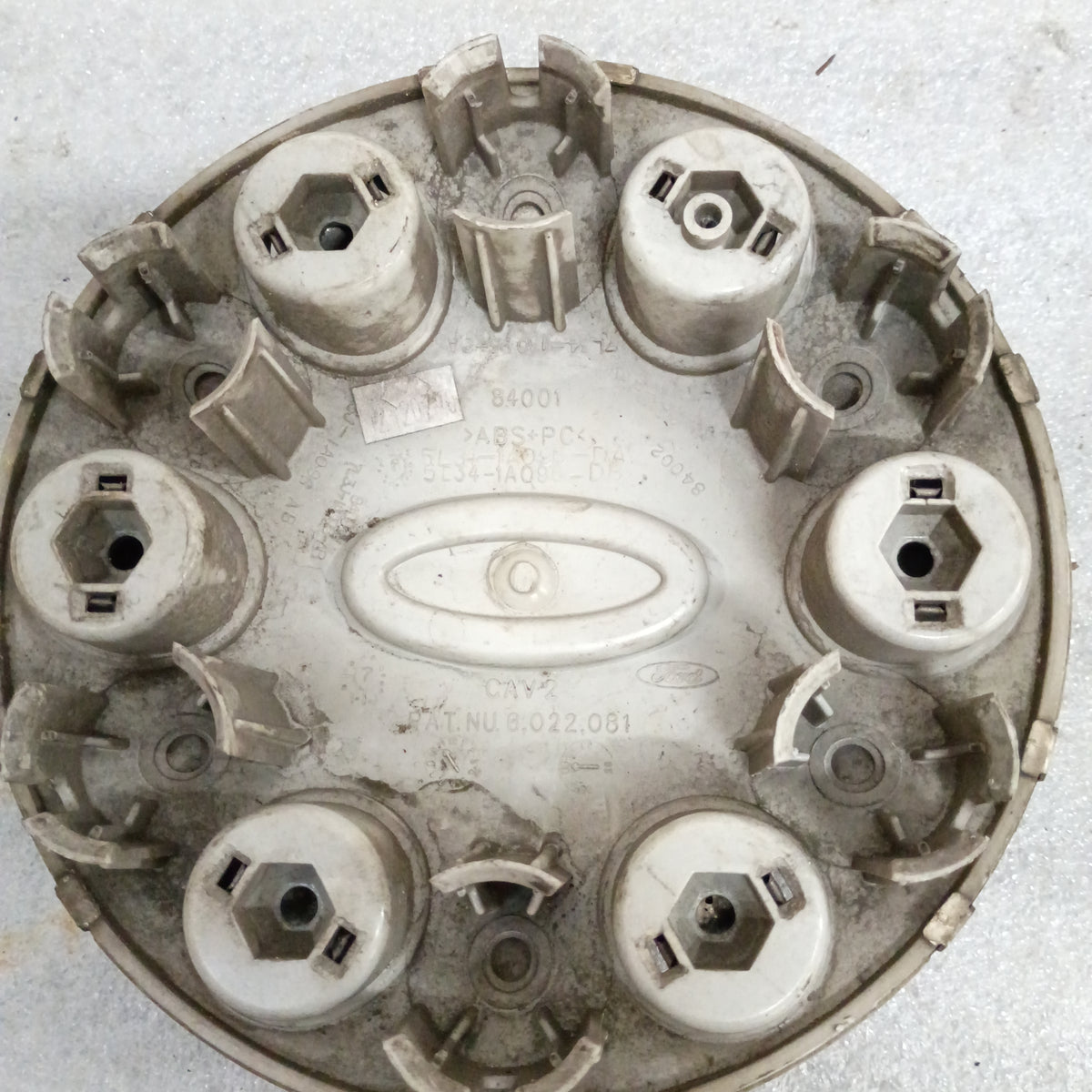 04-08 Alloy Wheel Center Caps Brushed Set of 4 (Used) F150 OEM 5L34-1A096-DA