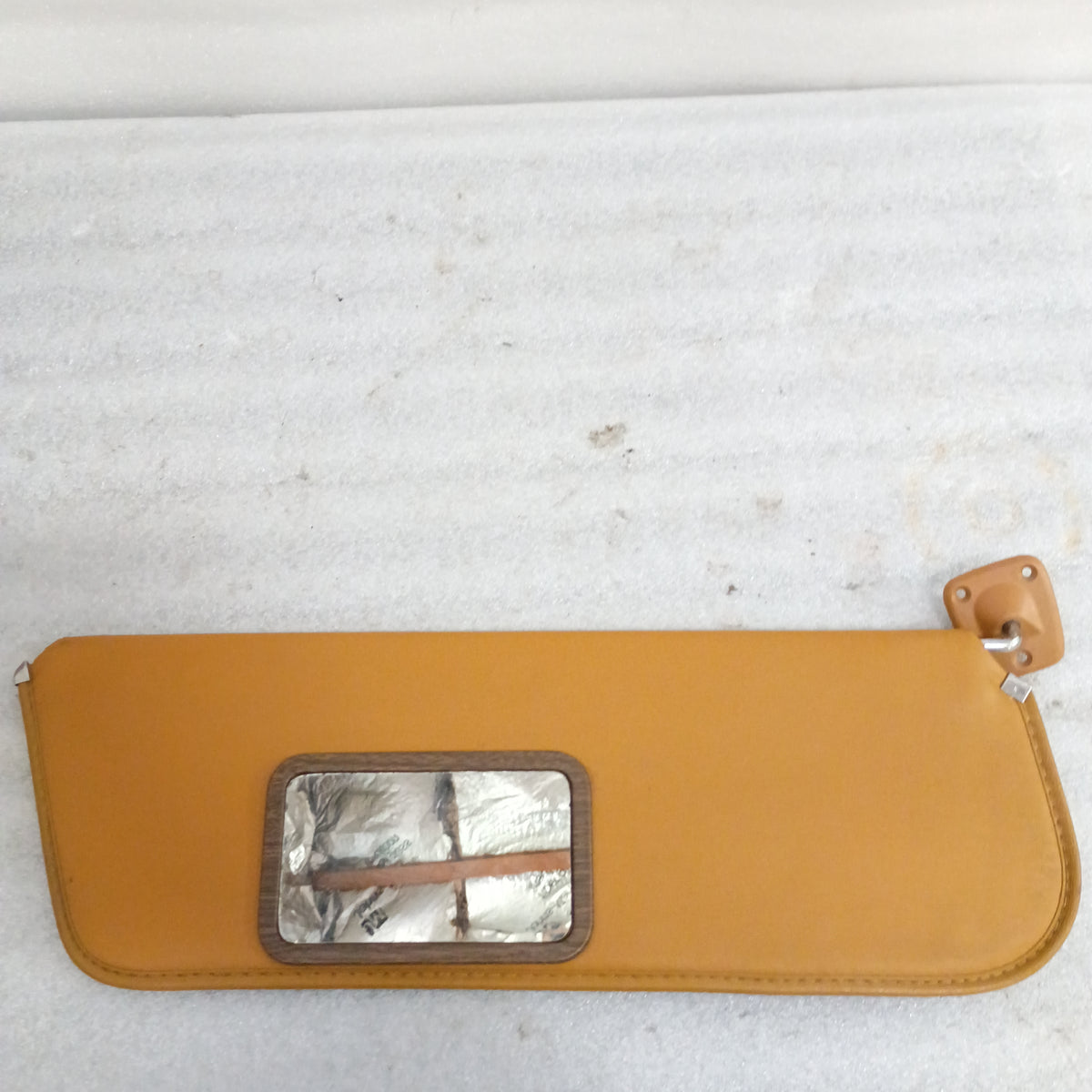 80-86 Brown/Caramel Vinyl Sun Visors Pair (Used) F150 F250 F350 Bronco OEM