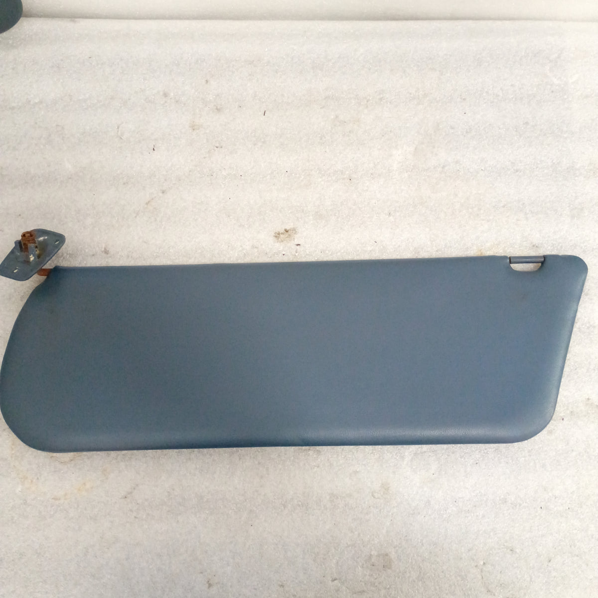 87-91 Dark Blue Vinyl Sun Visors Pair (Used) F150 F250 F350 Bronco OEM