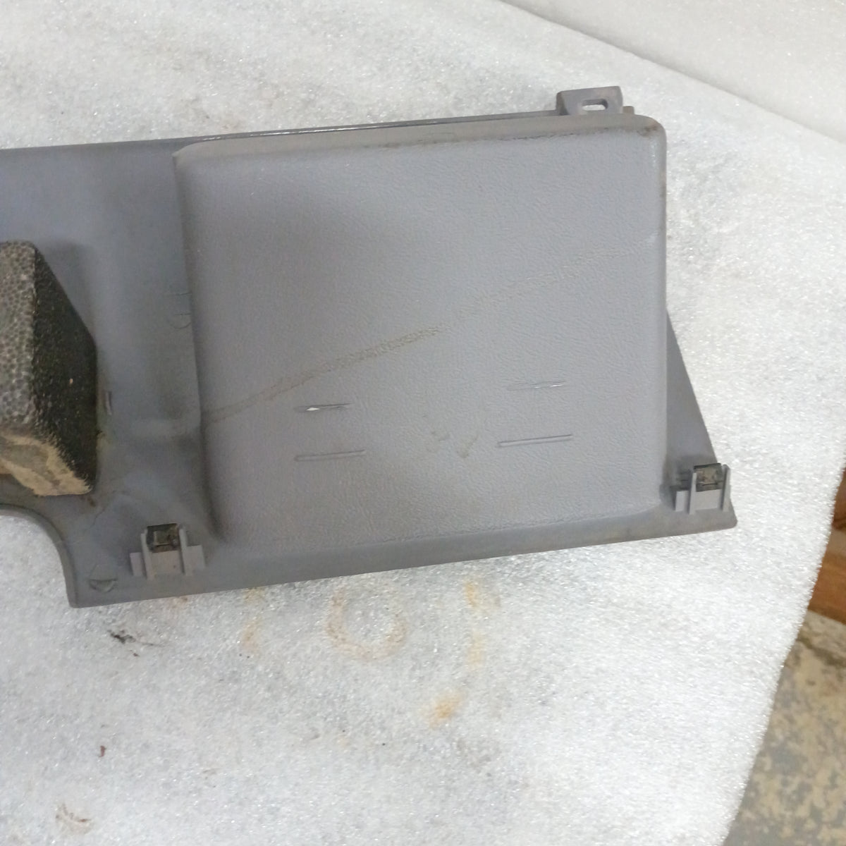 92-96 Light Gray/Opal Lower Dash Knee Panel Trim (Used) Ford F150 F250 F350 Bronco