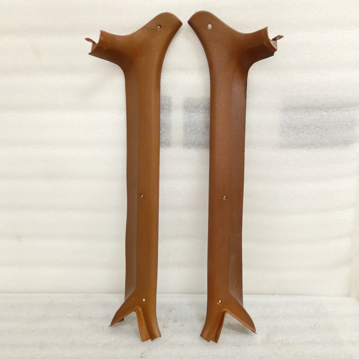 80-86 Nutmeg/Brown No Headliner A Pillar Trim Set (Used) F150 F250 F350 Bronco