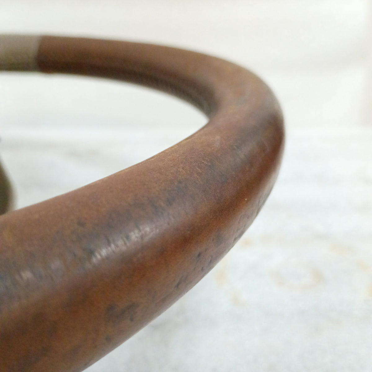 03-07 Tan Leather King Ranch Steering Wheel w/ Cruise (Used) OEM F250 F350 Super Duty
