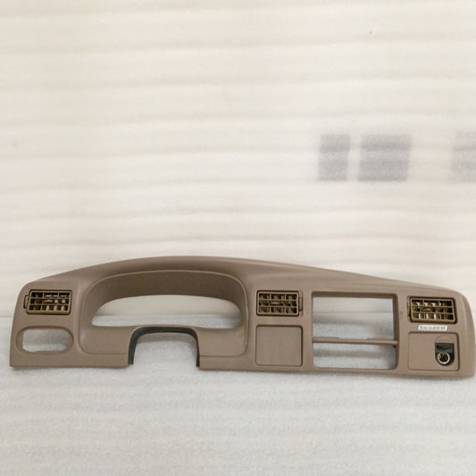 03-04 King Ranch Tan Gauge Cluster Bezel with AC Vent (Used) Ford F250 F350 Super Duty