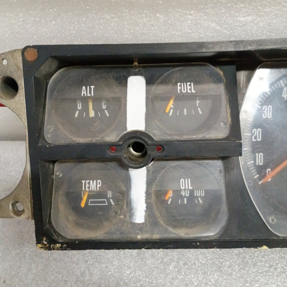 72-74 Truck Gauge Cluster Instrument Panel (Used) Dodge D100 D200 D300 W100 OEM