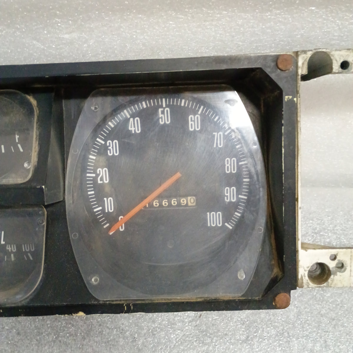 72-74 Truck Gauge Cluster Instrument Panel (Used) Dodge D100 D200 D300 W100 OEM