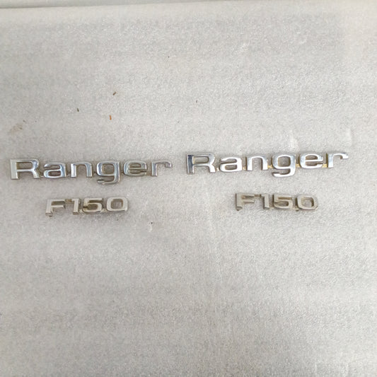 80-83 Ranger F-150 Fender Emblem Badge (Set of Four) (Used) OEM Ford Truck