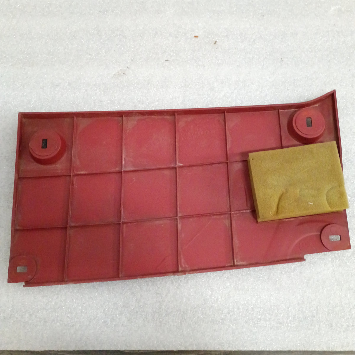 87-91 Red Fuse Panel Cover  (Used) Lower Dash Trim Knee Bolster F150 F250 F350 Bronco