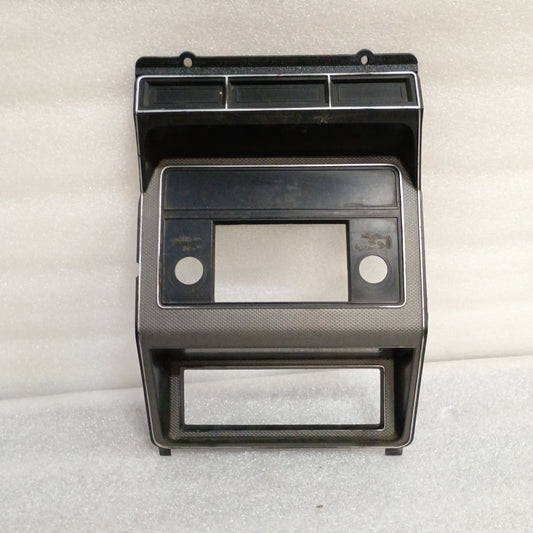 80-86 Silver Radio & Heater Bezel (Used) Ford F150 F250 F350 Bronco