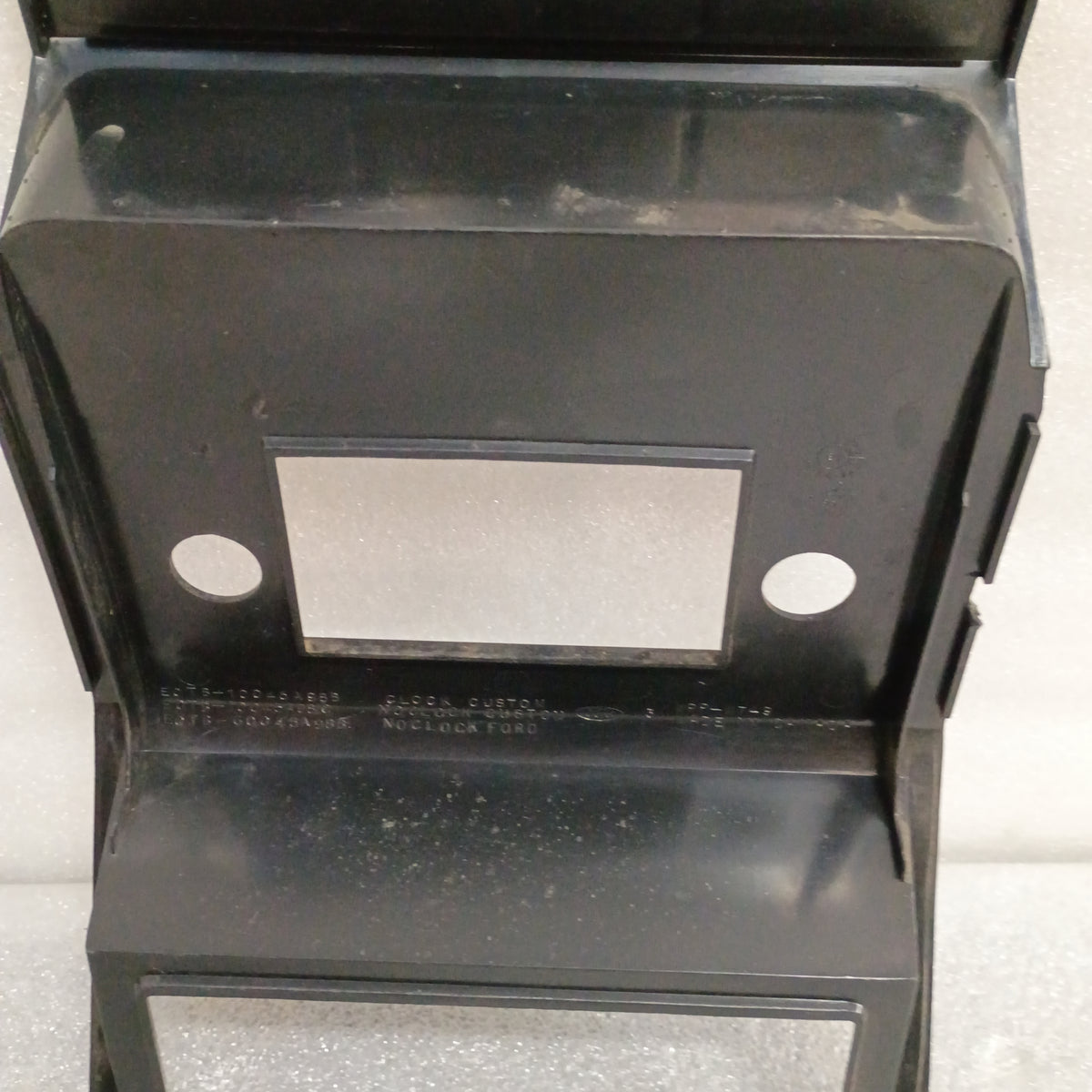 80-86 Silver Radio & Heater Bezel (Used) Ford F150 F250 F350 Bronco