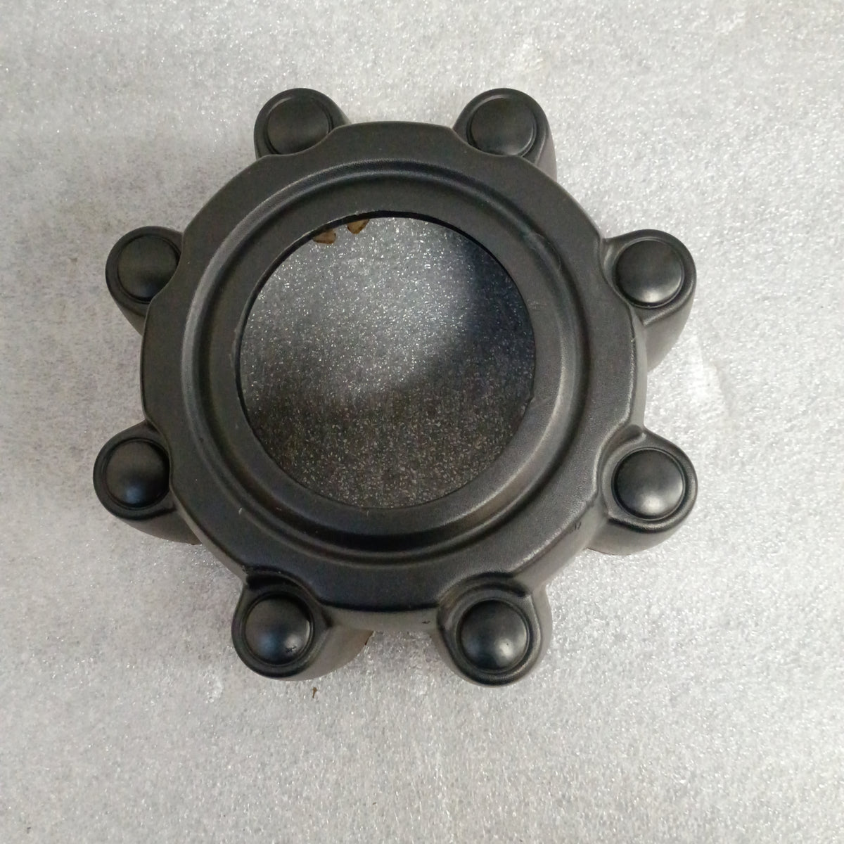 99-04 OEM Flat Black Center Caps 8 Lug 4WD (Set of 4) (Used) Ford F250 F350 Super Duty