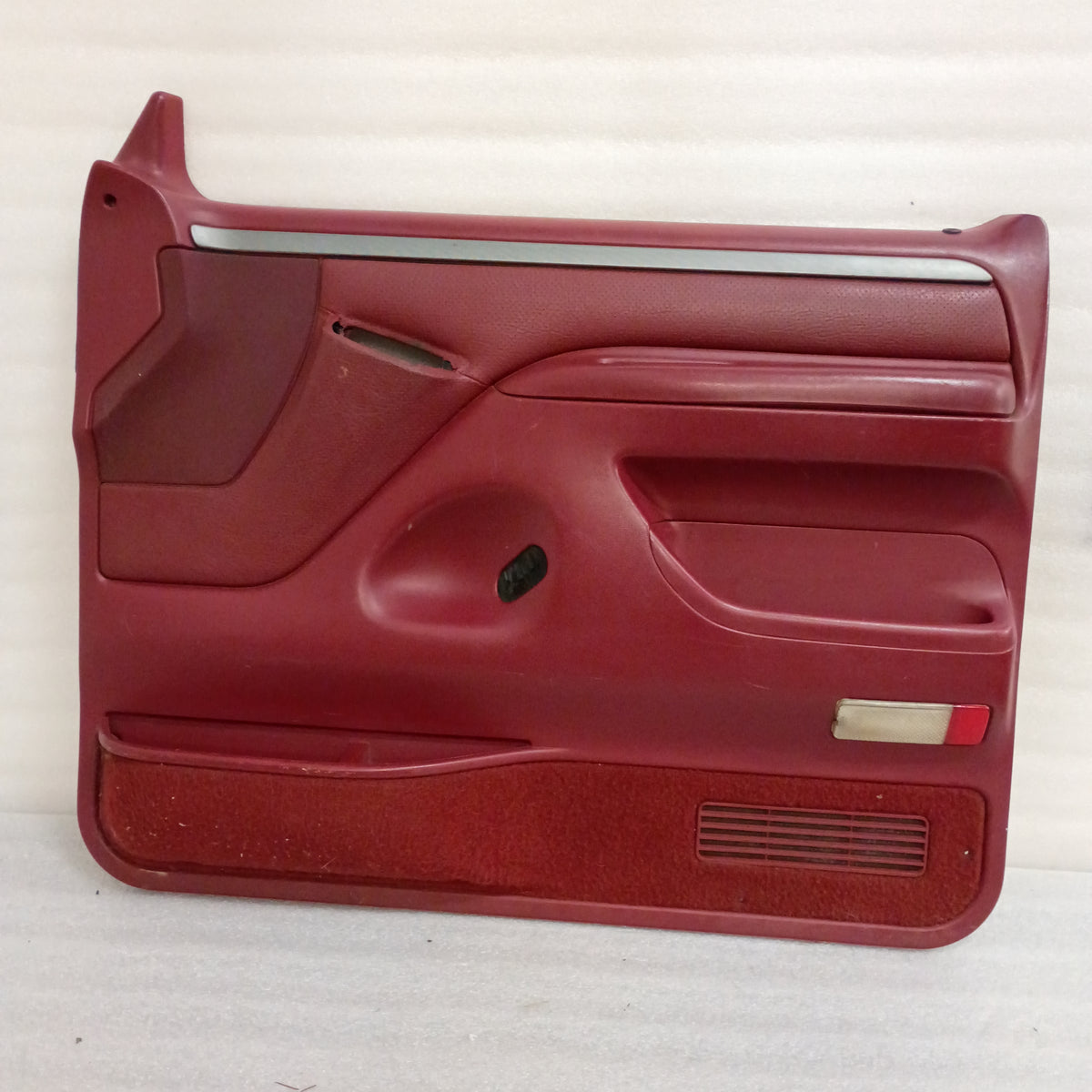 1992-1997 Deluxe Red Door Panels (Used) Ford F150 F250 F350 Bronco OBS OEM XLT