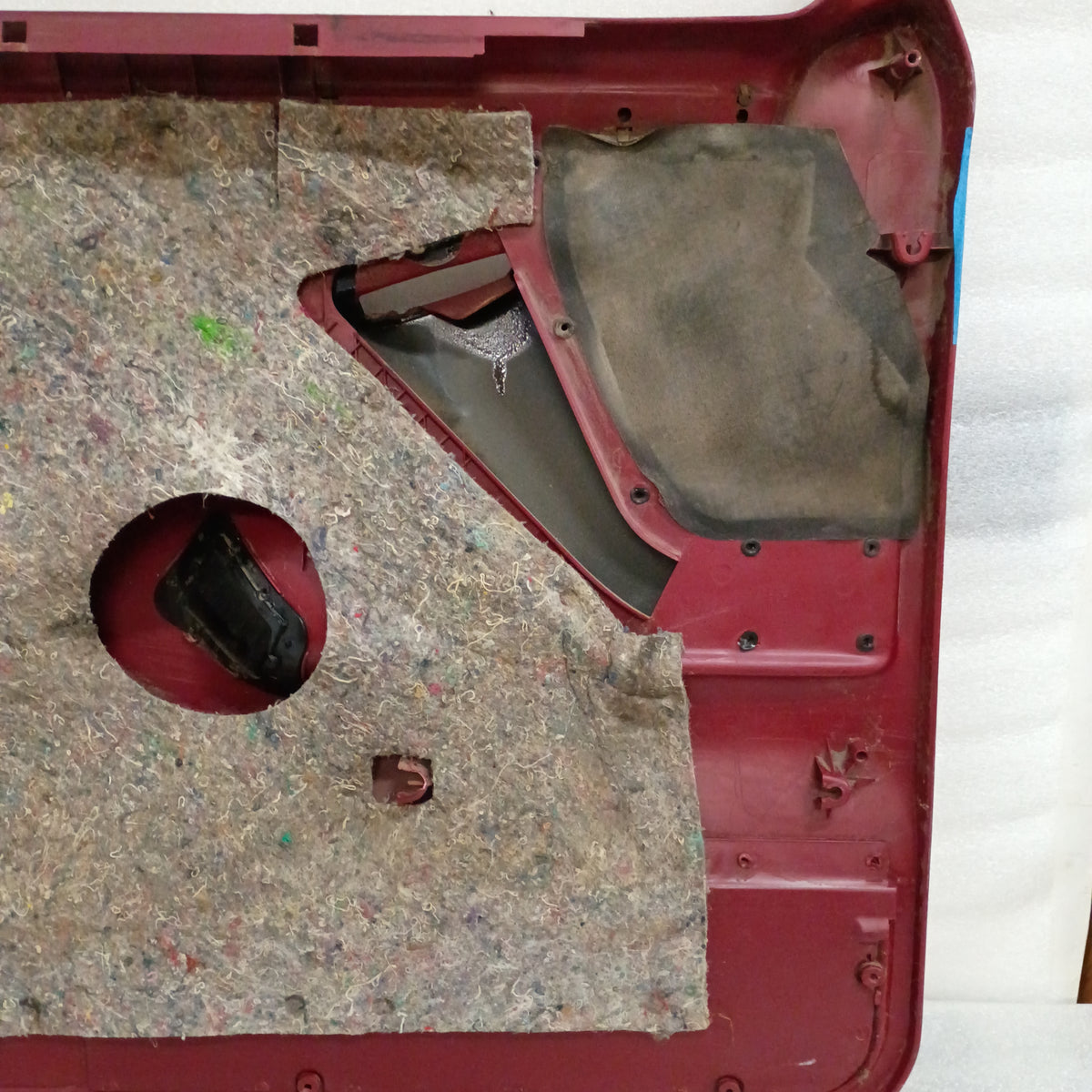 1992-1997 Deluxe Red Door Panels (Used) Ford F150 F250 F350 Bronco OBS OEM XLT