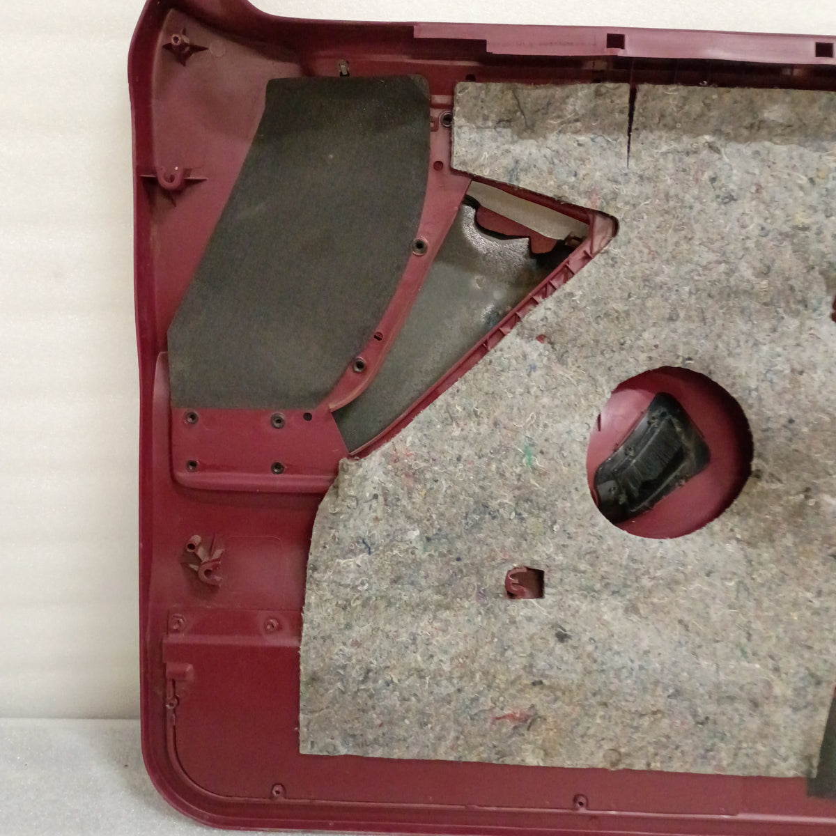1992-1997 Deluxe Red Door Panels (Used) Ford F150 F250 F350 Bronco OBS OEM XLT