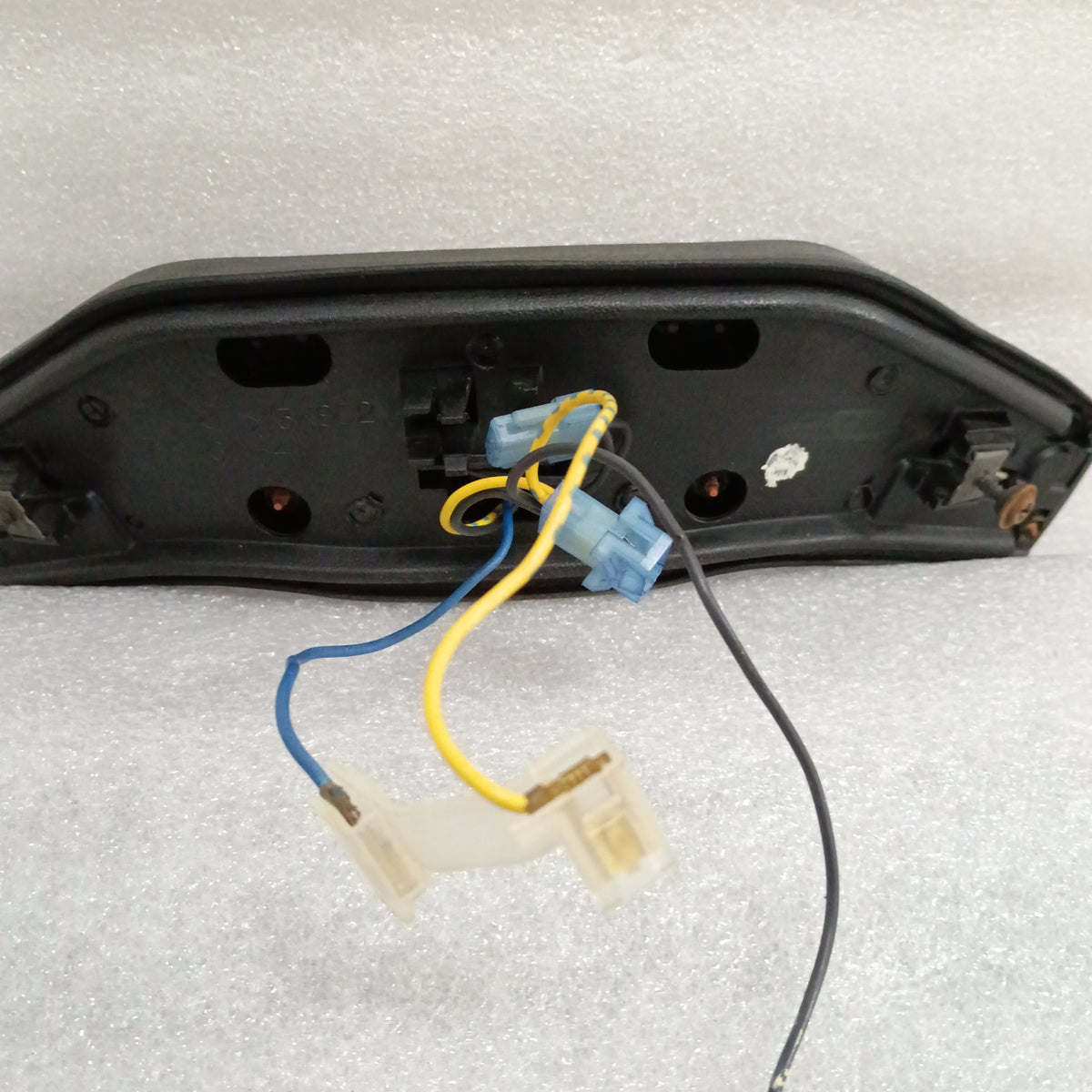 Ford steering wheel horn pad with cruise control wiring, compatible with 1980-1986 F-150, F-250, F-350, Bronco.