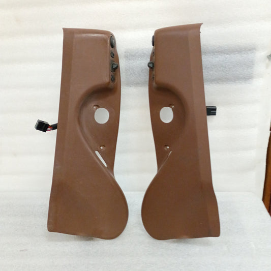 03-07 King Ranch Seat Side Trim Bezel Set RH LH (Used) Ford F250 F350 OEM Heated Power