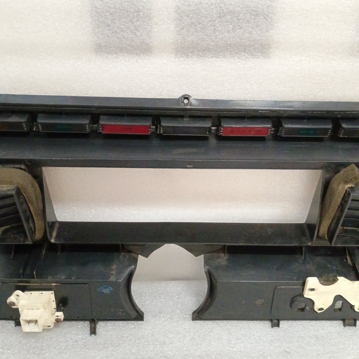 80-86 Diesel Rosewood Grain Gauge Cluster Bezel with AC Vents (Used) F250 F350