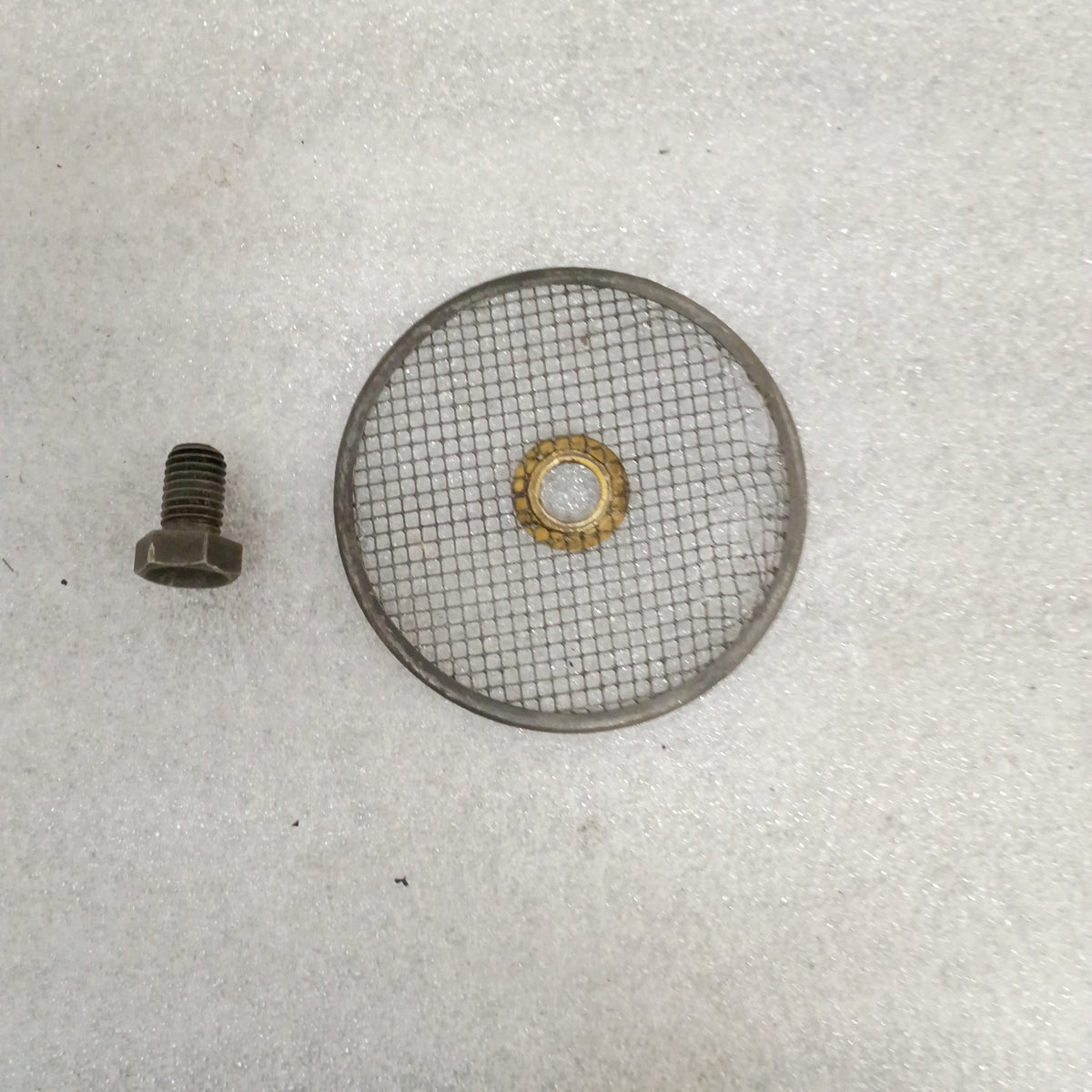 83-94 6.9L 7.3L IDI Diesel Air Cleaner Intake Screen w/ Bolt (Used) Ford F250 F350 E250