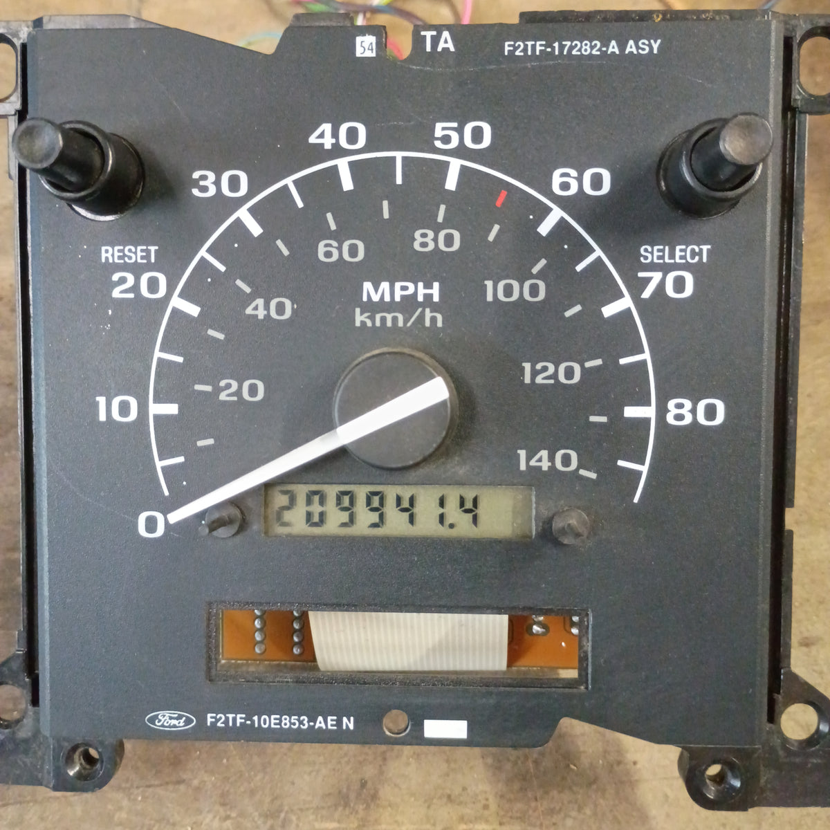 92-97 Speedometer 209K Miles (Used) Ford F150 F250 F350 Bronco OEM