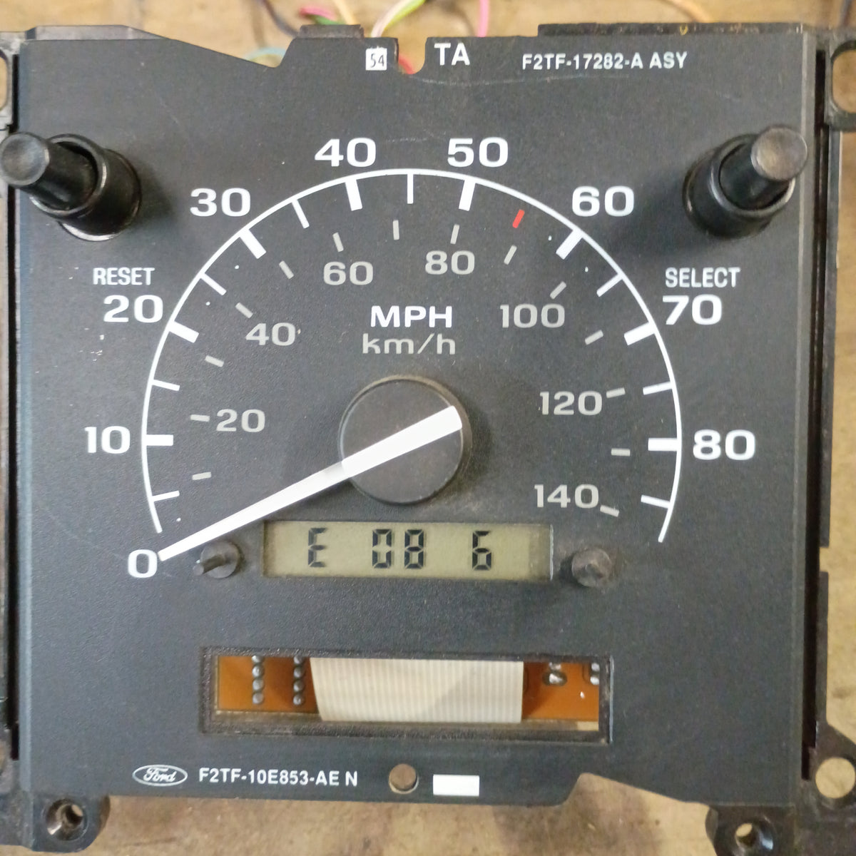 92-97 Speedometer 209K Miles (Used) Ford F150 F250 F350 Bronco OEM