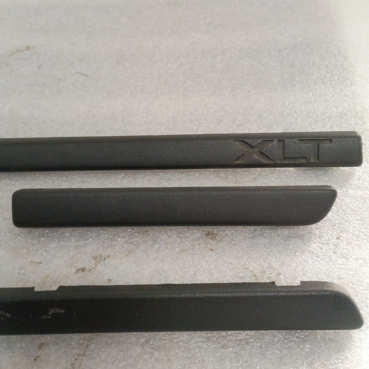 92-96 Black Dash Trim Strip Set of 3 (Used) Ford F150 F250 F350 Bronco OEM XLT