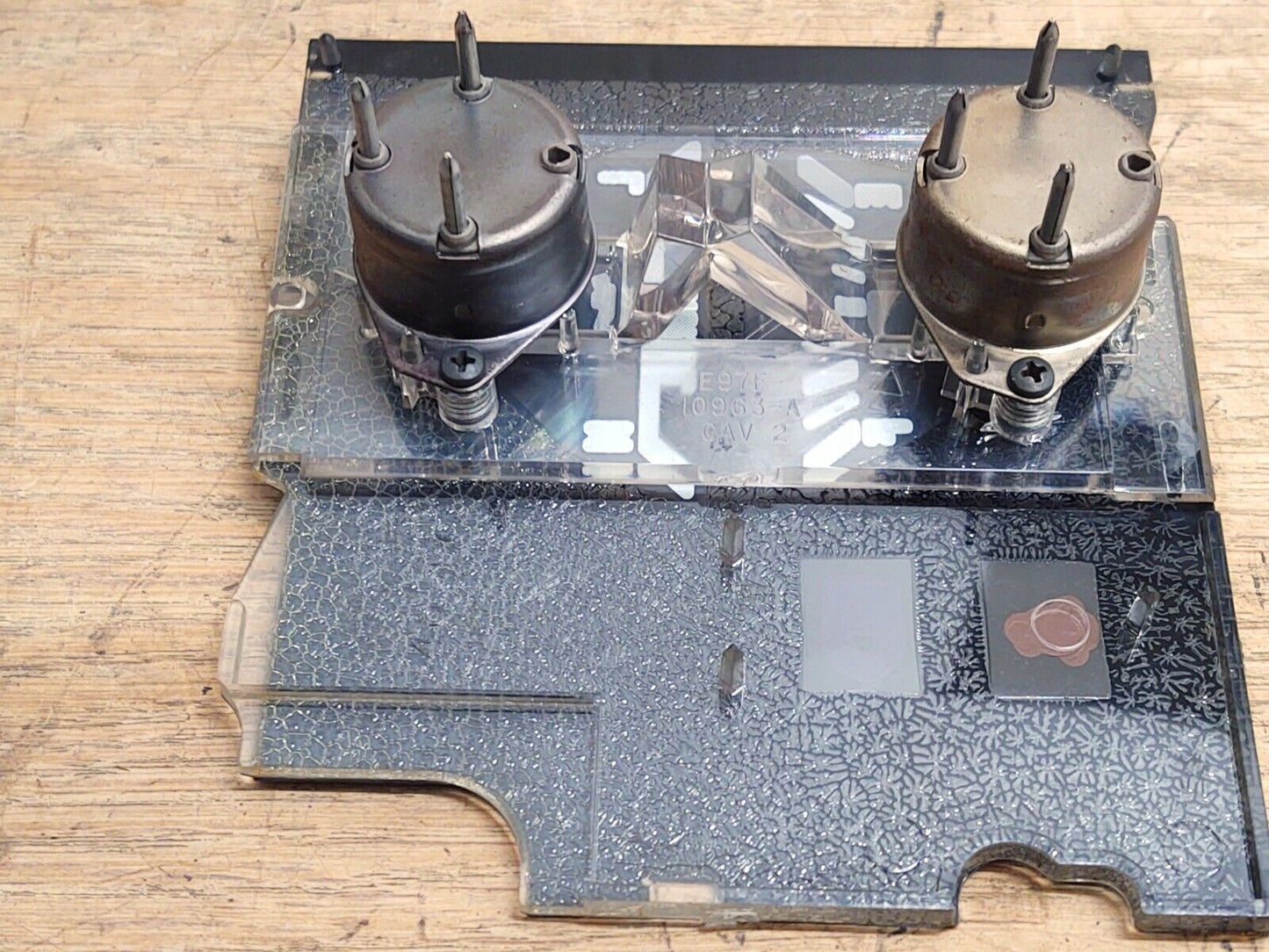 87-91 Oil & Gas Gauge (for no tach clusters) (Used) Ford F150 F250 F350 Bronco OEM
