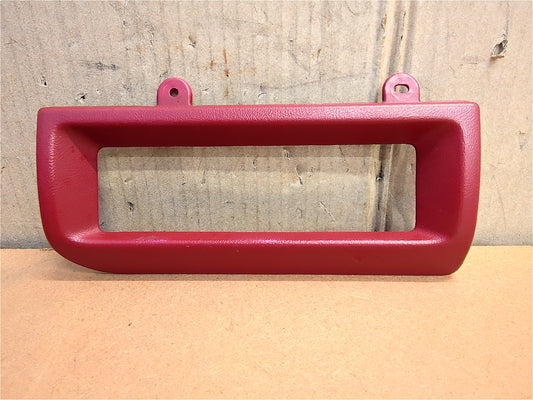 92-96 Dark Red/Maroon Heater Bezel (Used) Ford F150 F250 F350 Bronco