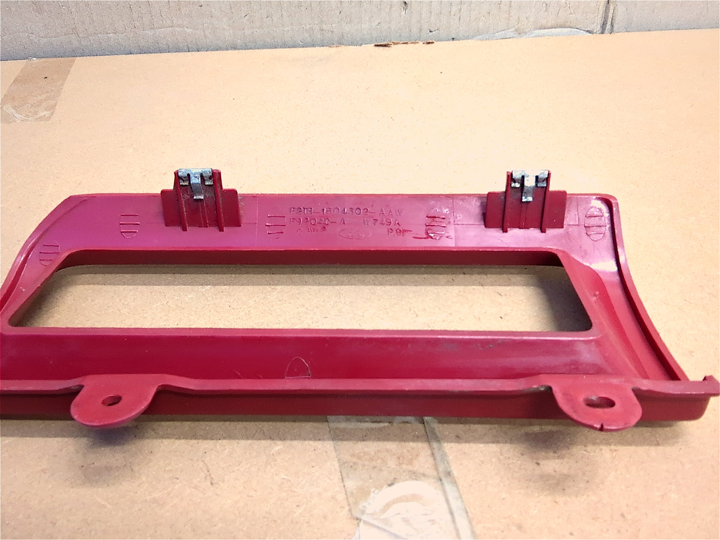 92-96 Dark Red/Maroon Heater Bezel (Used) Ford F150 F250 F350 Bronco