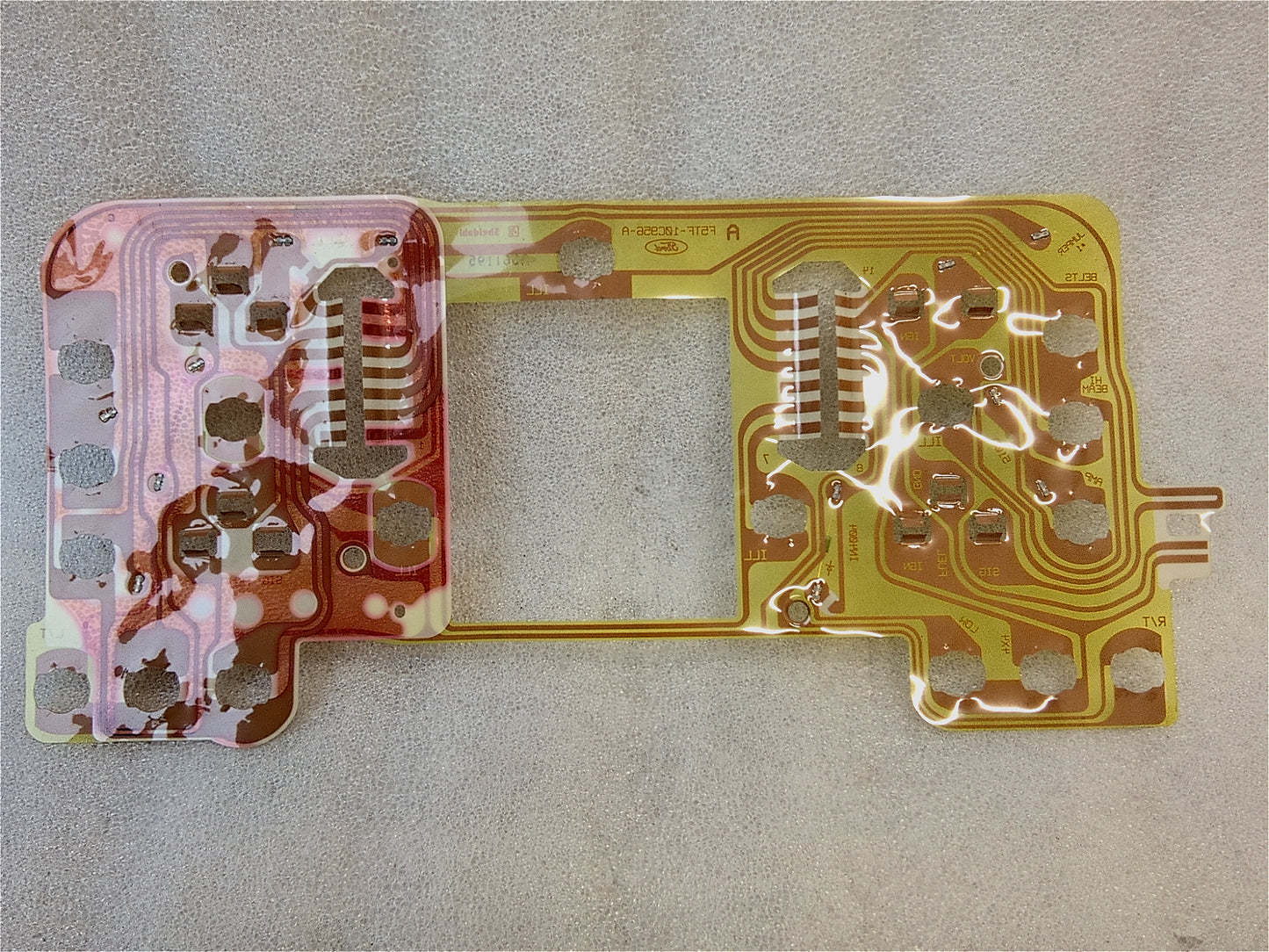 95 Gauge Cluster Circuit Board WITHOUT Tach F5TB-10C956-A (Used) F150 F250 F350 Bronco