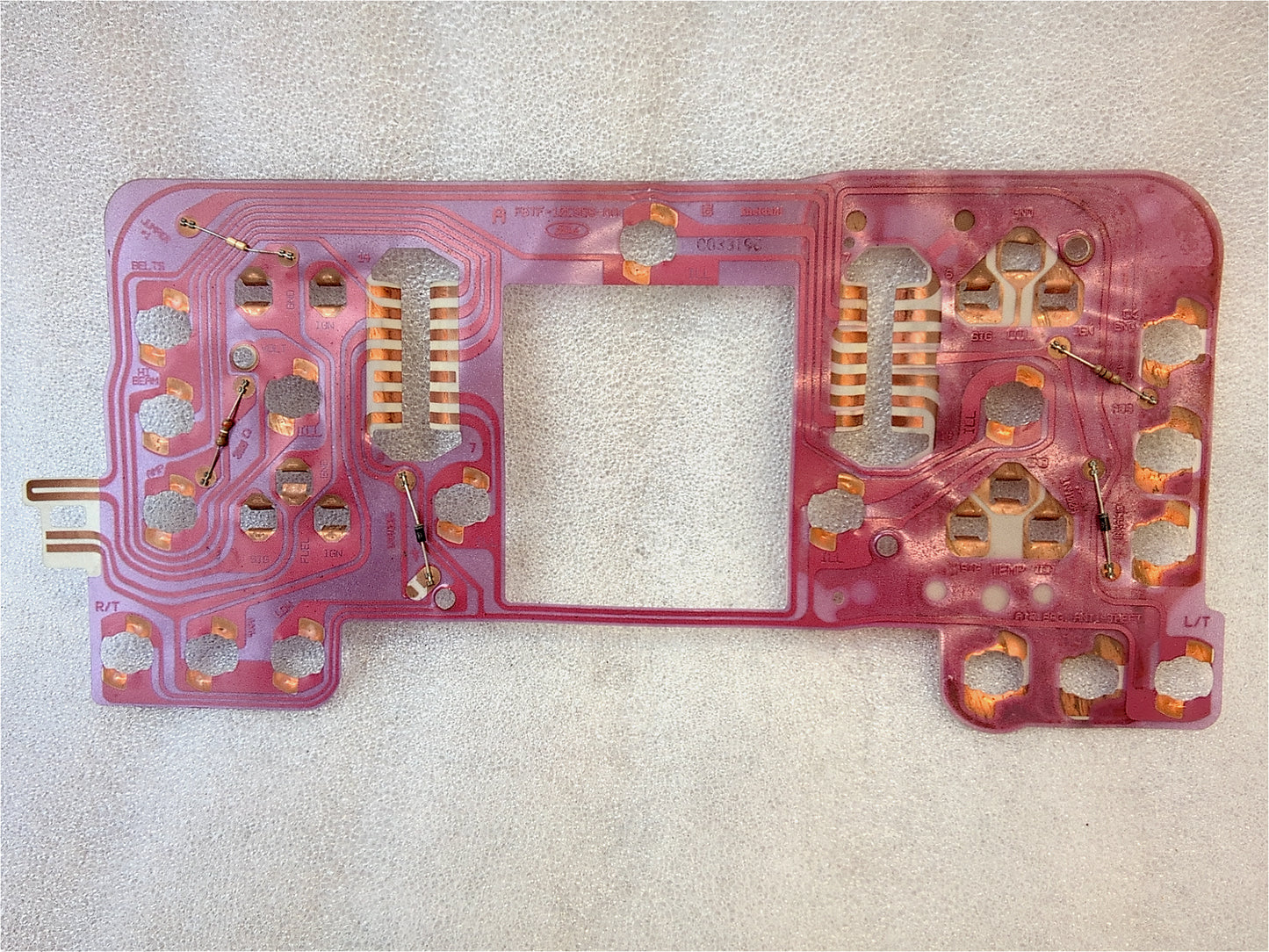 96-97 Gauge Cluster Circuit Board WITHOUT Tach (Used) F150 F250 F350 Bronco