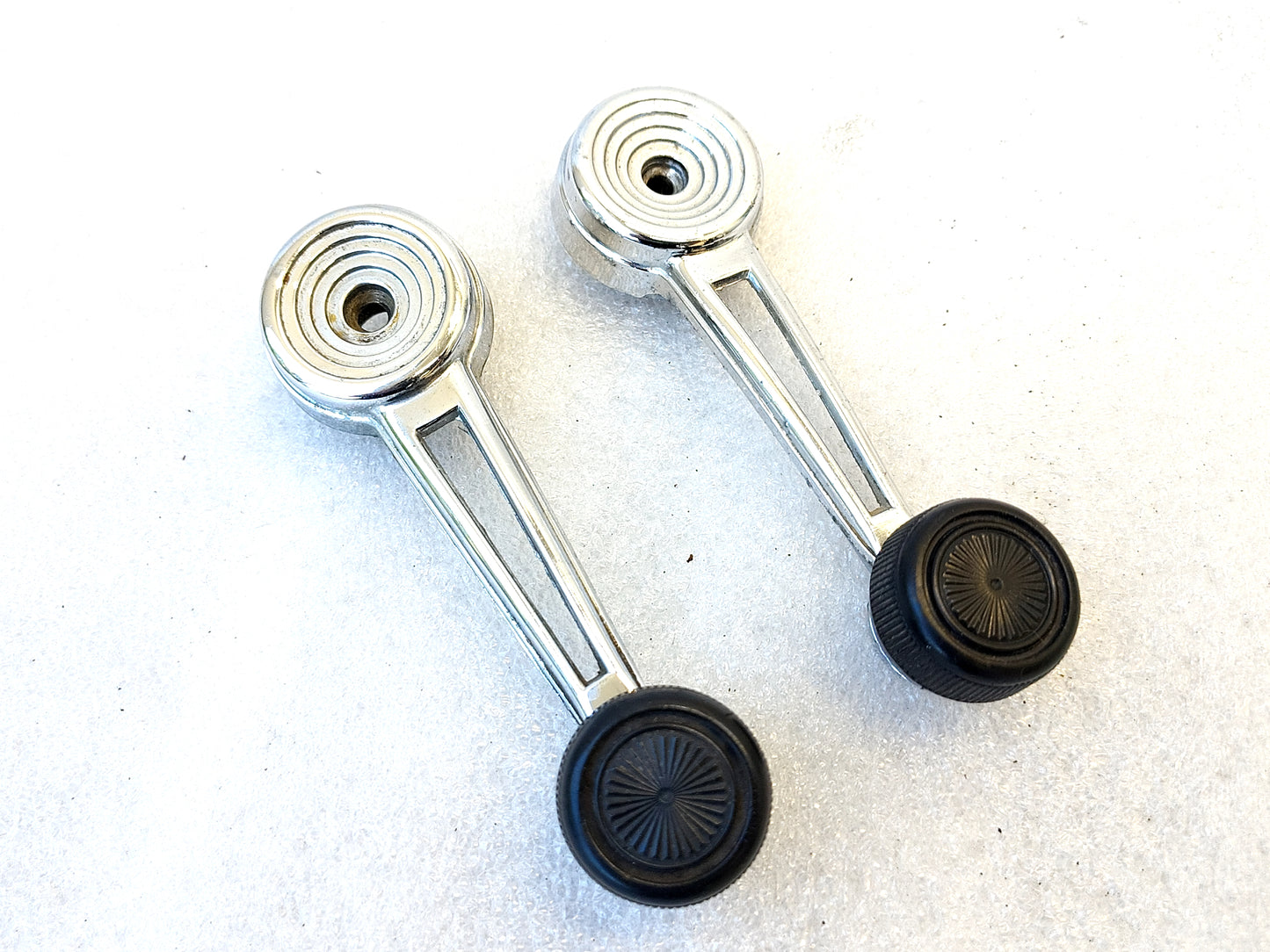 78-79 OEM Chrome Window Crank Handle with Black Knob (Used) Ford F100 F150 F250 F350