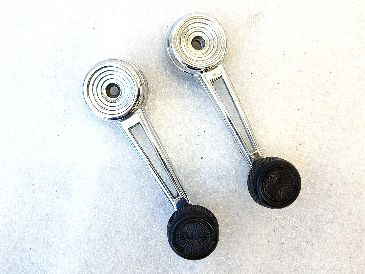 78-79 OEM Chrome Window Crank Handle with Black Knob (Used) Ford F100 F150 F250 F350