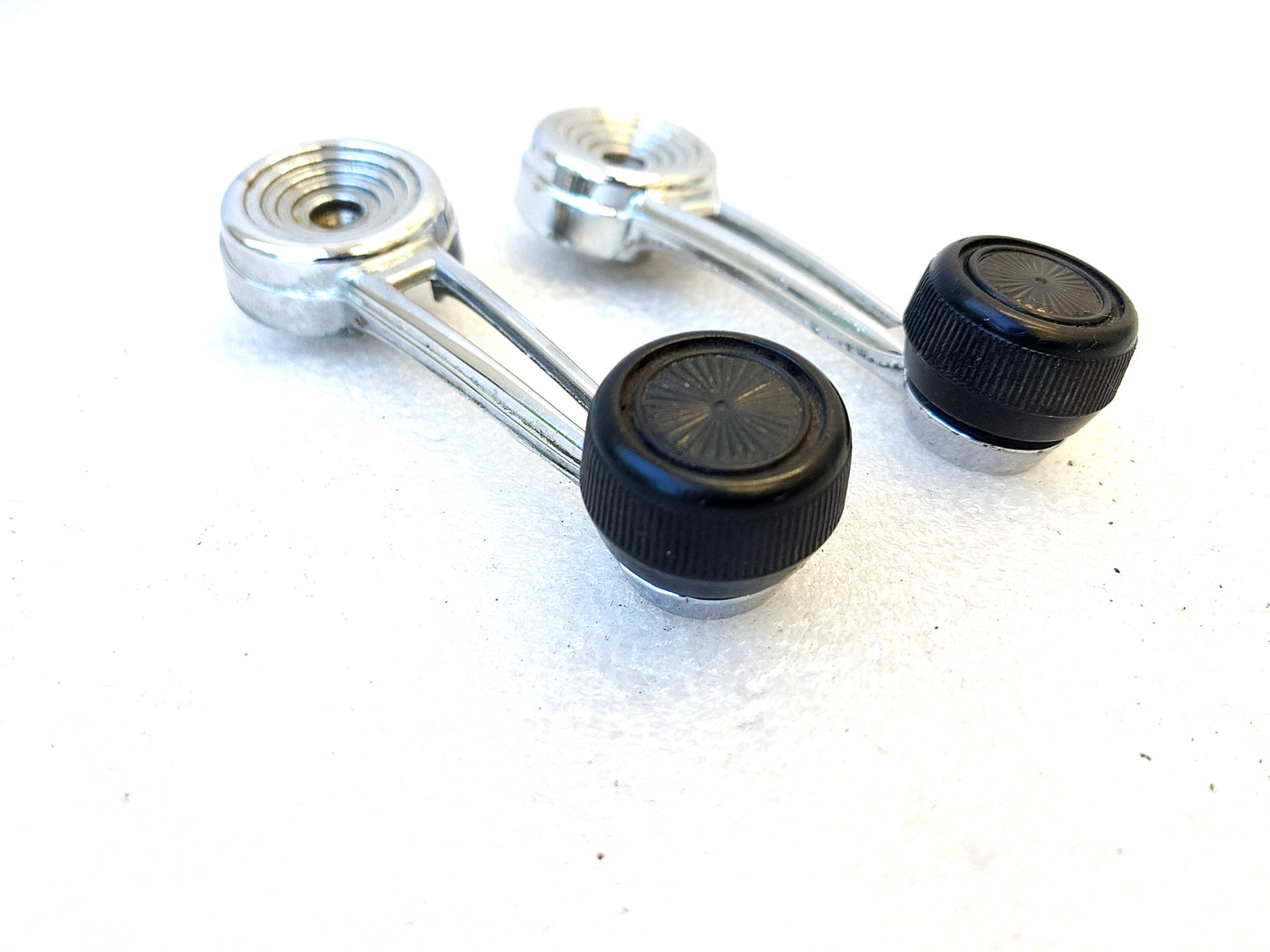 78-79 OEM Chrome Window Crank Handle with Black Knob (Used) Ford F100 F150 F250 F350