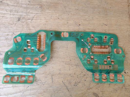 Ford 87-91 gauge cluster circuit board with tachometer, copper connectors intact, for F150, F250, F350, Bronco.