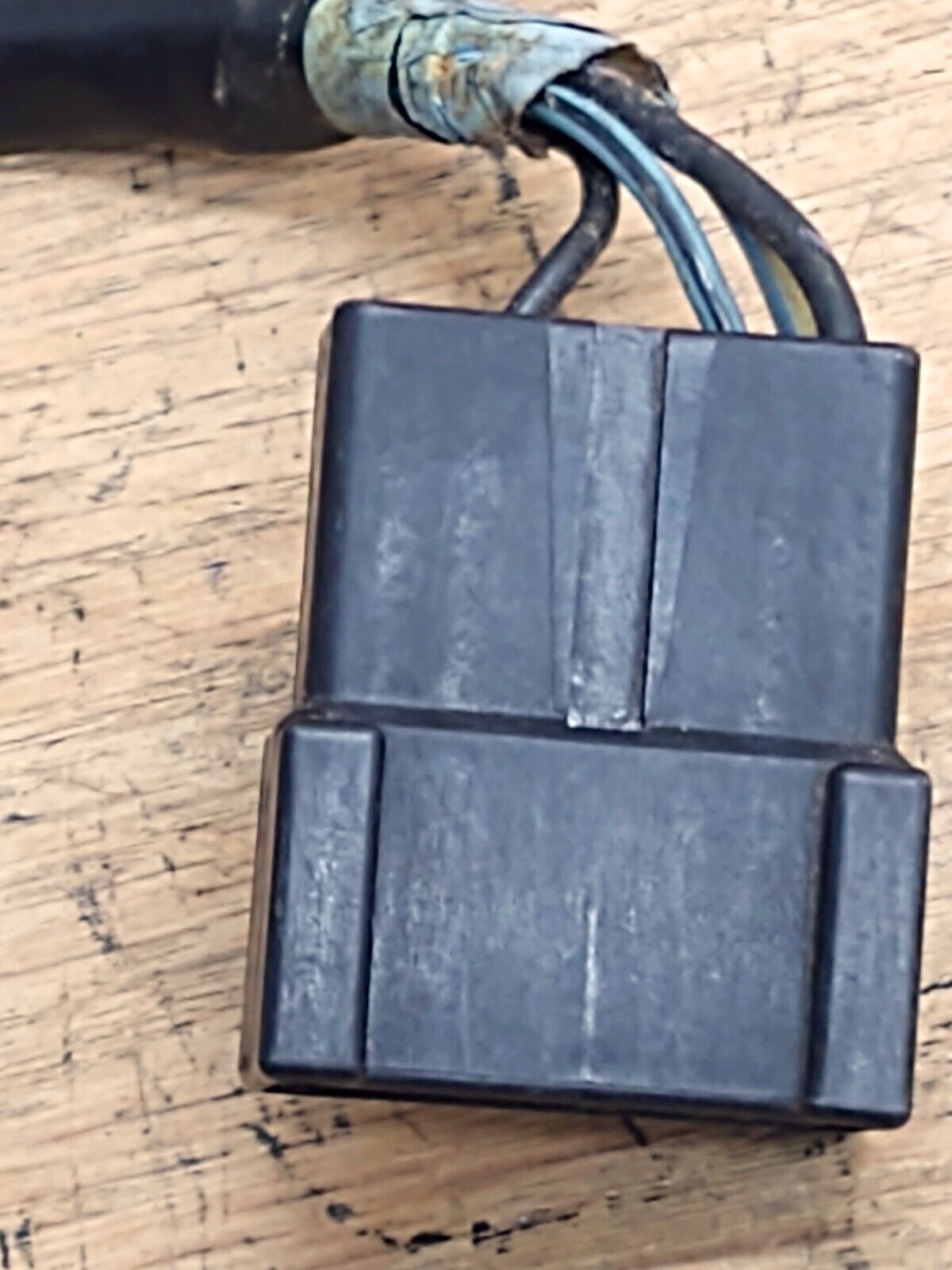 92-96 Clock Spring 3 Prong Harness Wide Connector (Used) F150 F250 F350 Bronco OEM