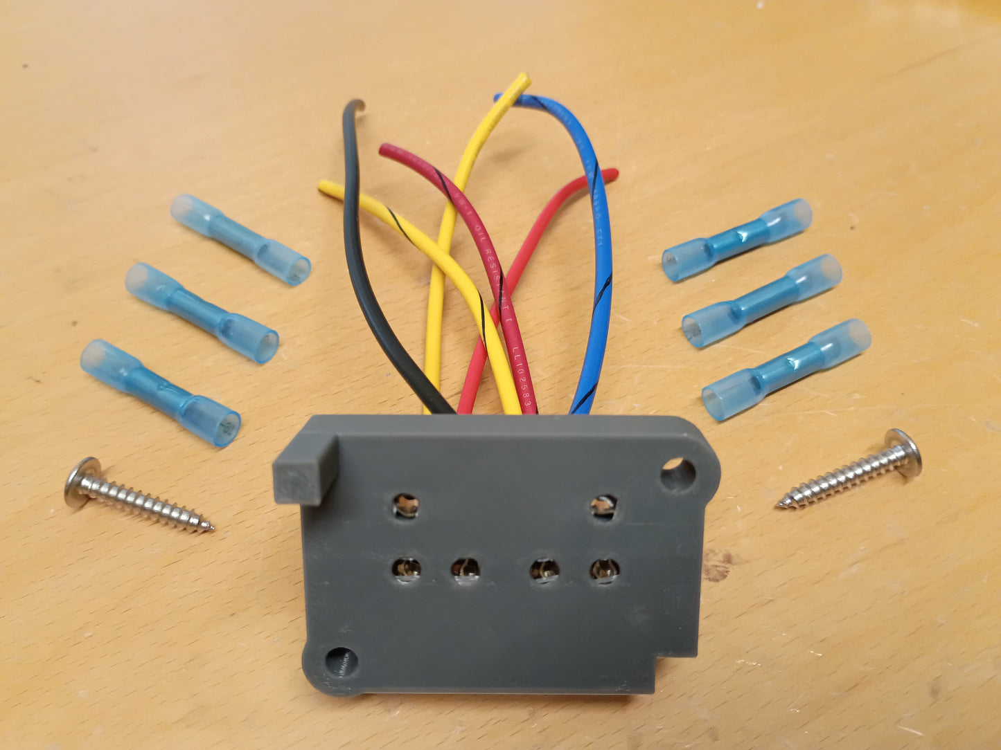 80-86 Left Power Window Switch Connector w/ Wire Pigtail