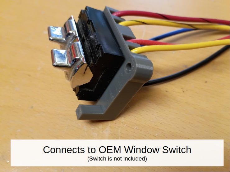 80-86 Left Power Window Switch Connector w/ Wire Pigtail