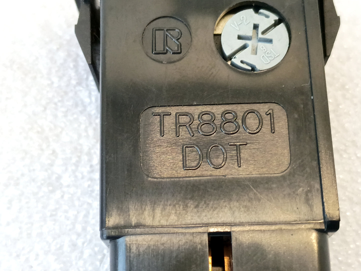 Toyota hazard flasher switch, part number 84332-89110, compatible with 1989-1995 Truck and 1990-1995 4Runner.
