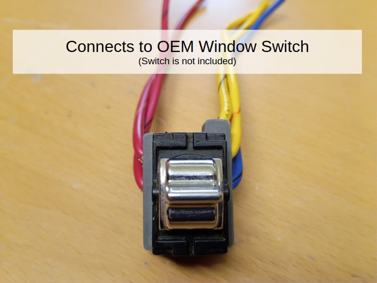 80-86 Right Power Window Switch Connector w/ Wire Pigtail