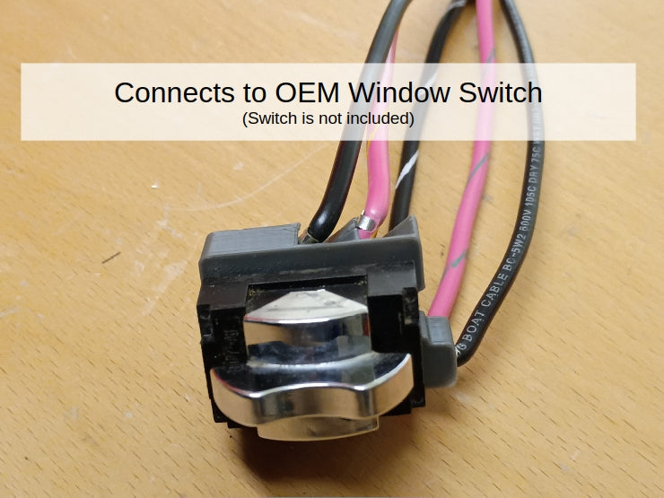 80-86 Right Power Lock Switch Connector w/ Wire Pigtail F150 F250 F350 Bronco