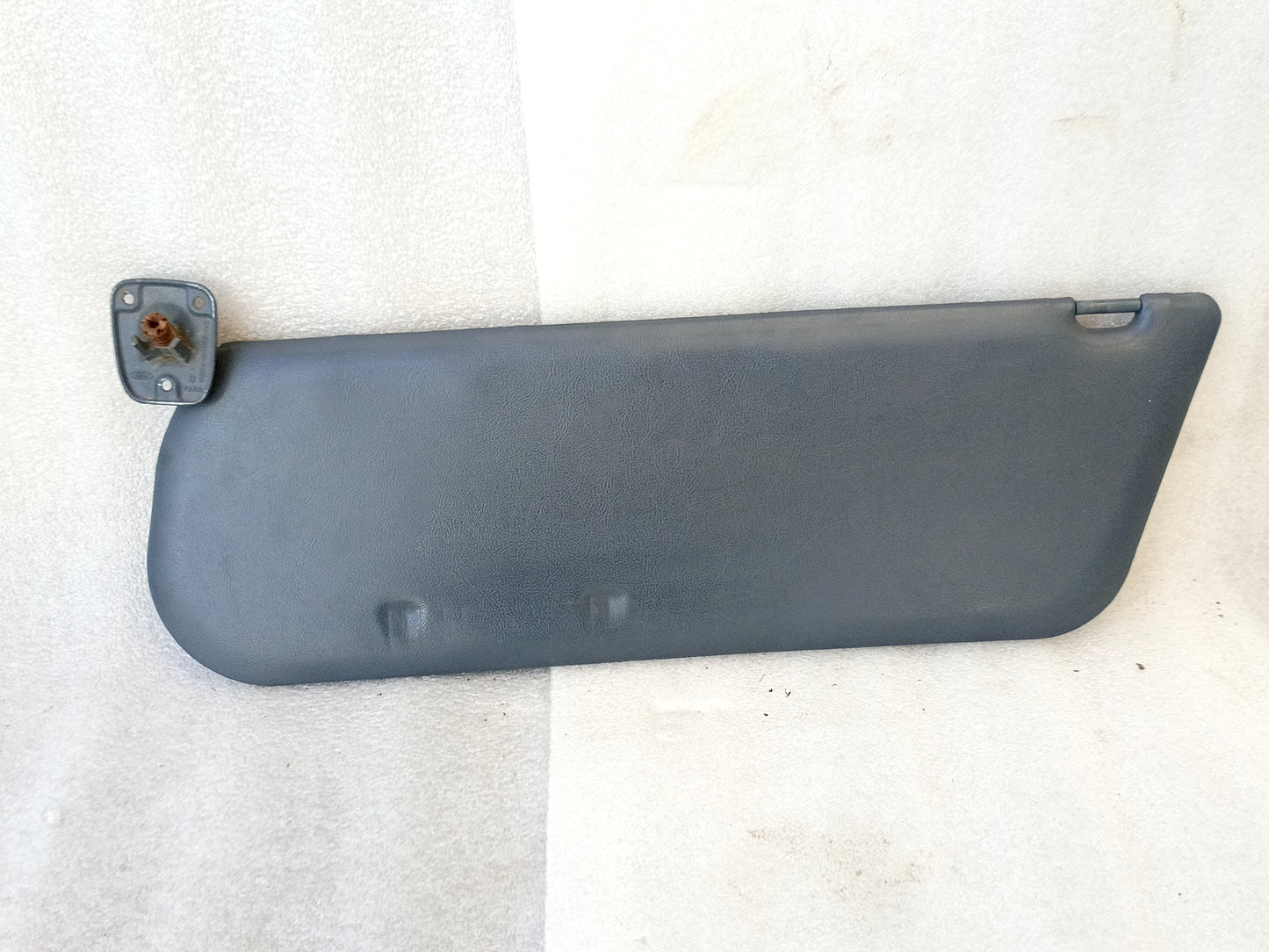 87-91 Dark Blue Vinyl Sun Visors Pair (Used) F150 F250 F350 Bronco OEM