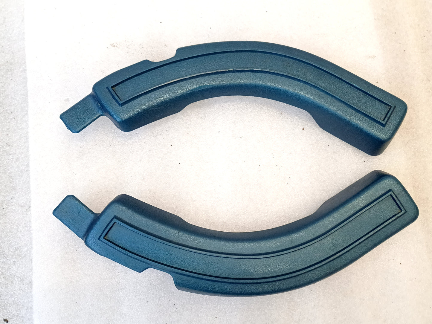 80-86 Blue Bench Seat Hinge Covers (Used) F150 F250 F350 Bronco