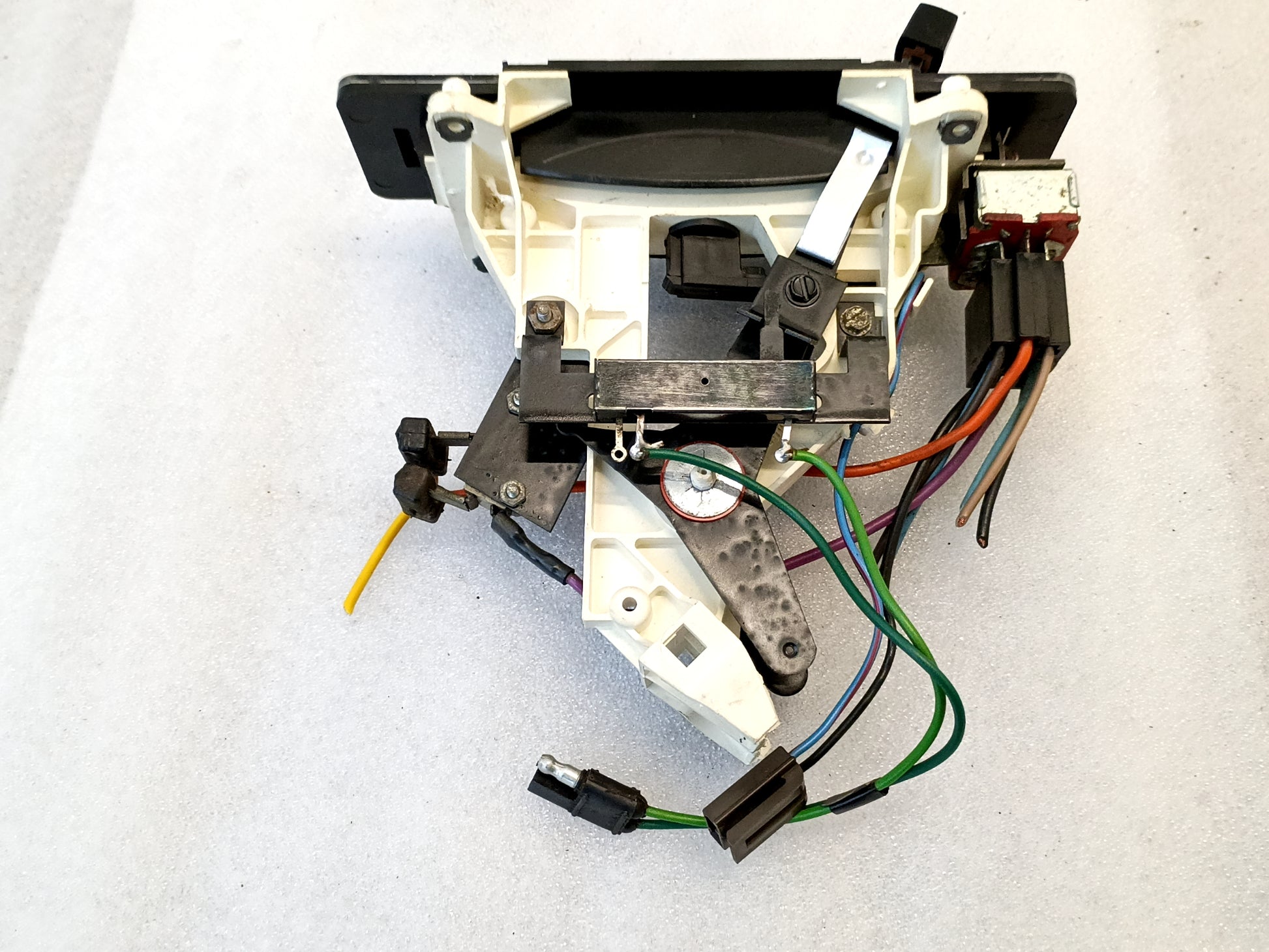 Ford OEM heater and AC control unit with wiring, compatible with 1980-1986 F-series and Bronco, updated by dealer.