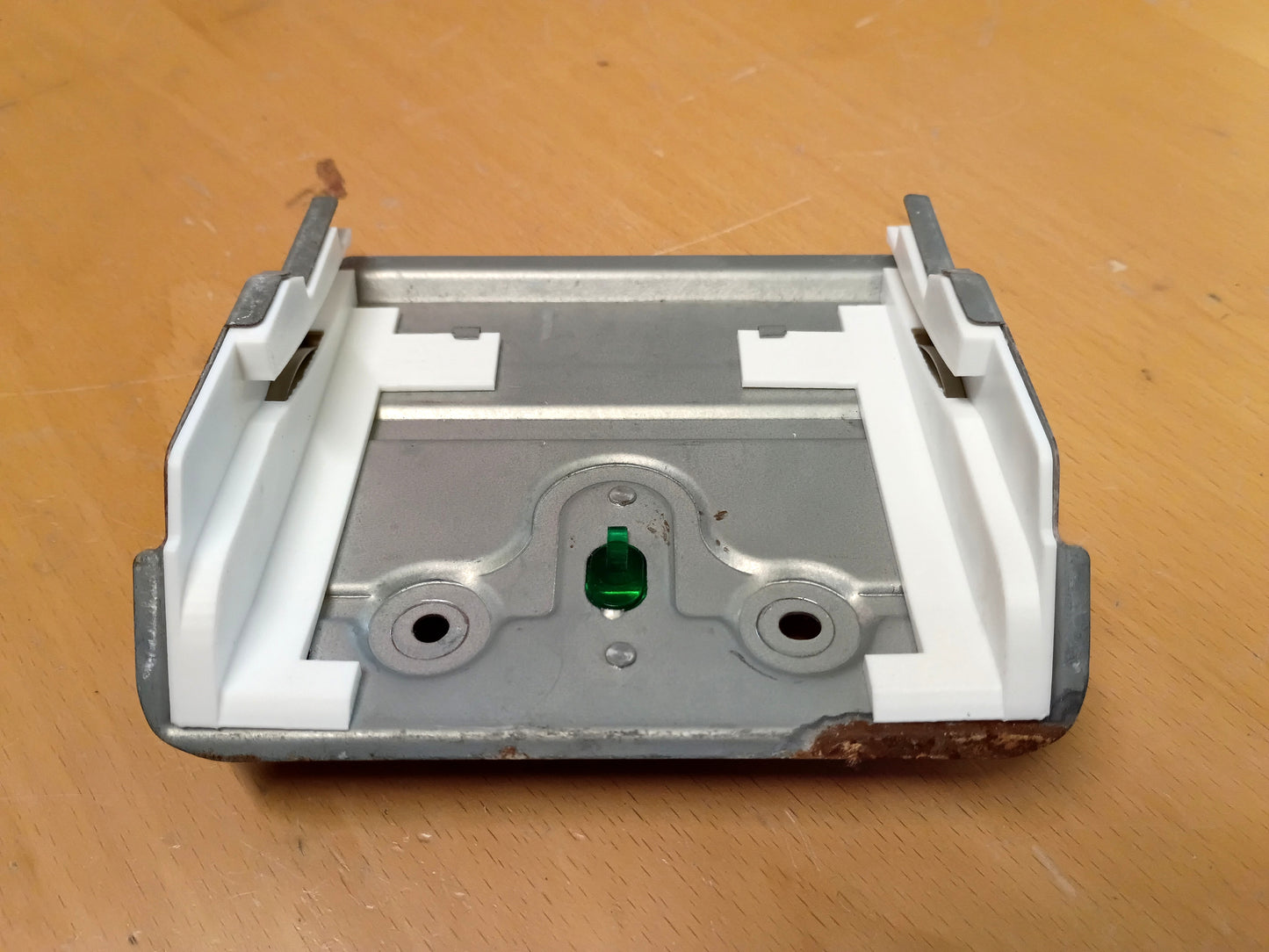 Blue Truck Parts ashtray guide set for Toyota Pickup, 4Runner, Tacoma (1989-2004), with updated OEM metal bracket design.