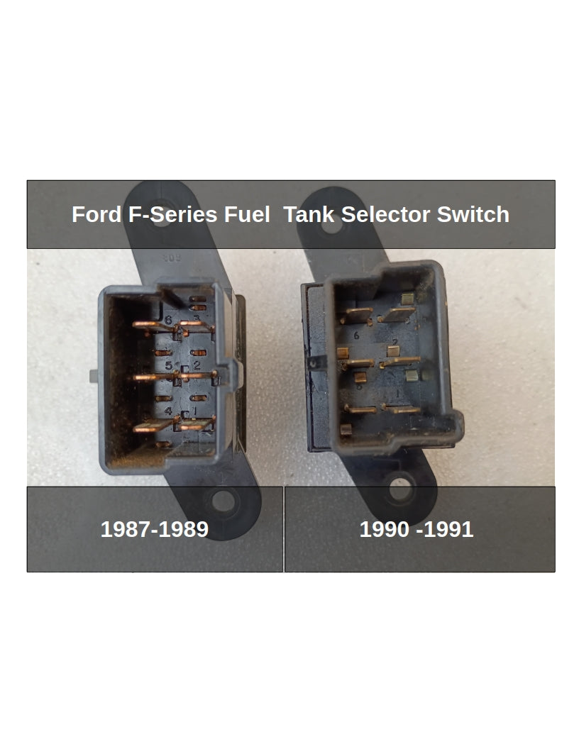 87-89 Fuel/Gas Tank Switch Dash Mount (Used) Ford F150 F250 F350 Bronco OEM E7TB-9A050