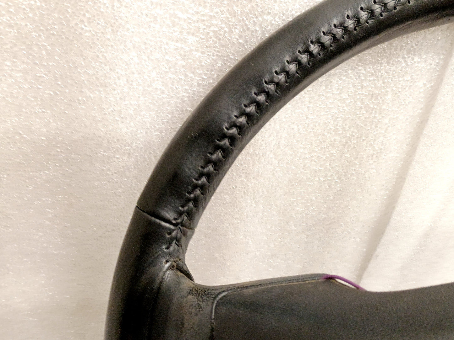 94-96 Leather Steering Wheel with Cruise Control Buttons (Used) F150 Bronco OEM