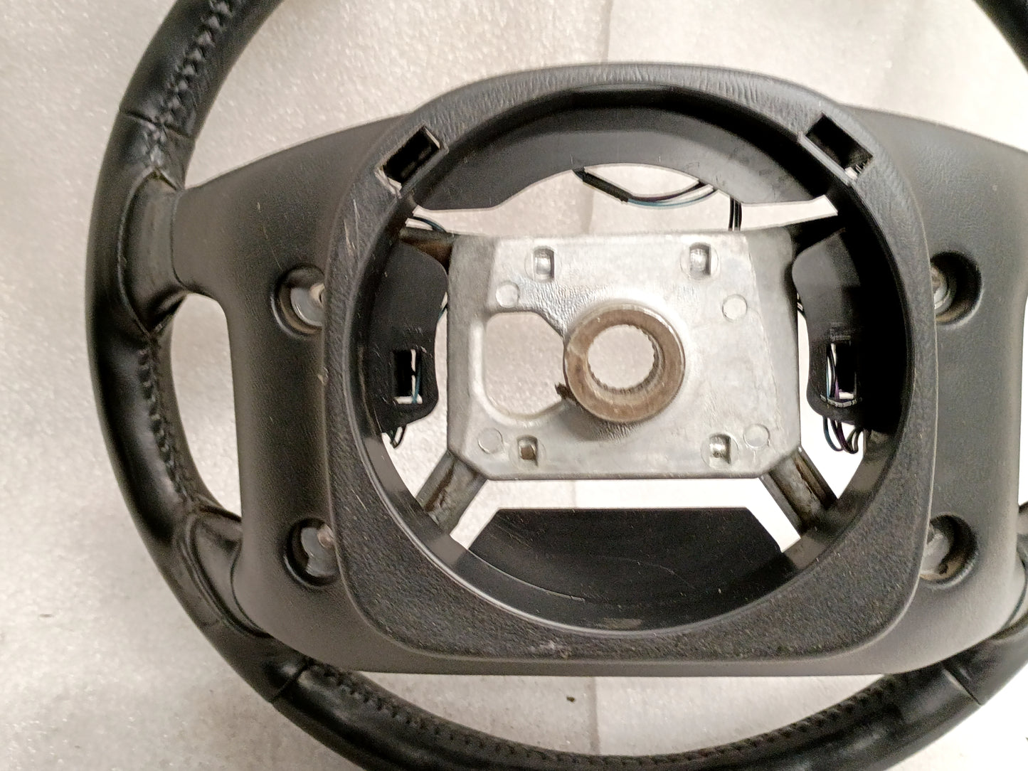 94-96 Leather Steering Wheel with Cruise Control Buttons (Used) F150 Bronco OEM